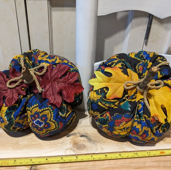 Handmade Floral Fall Pumpkins - Picture 5 of 6